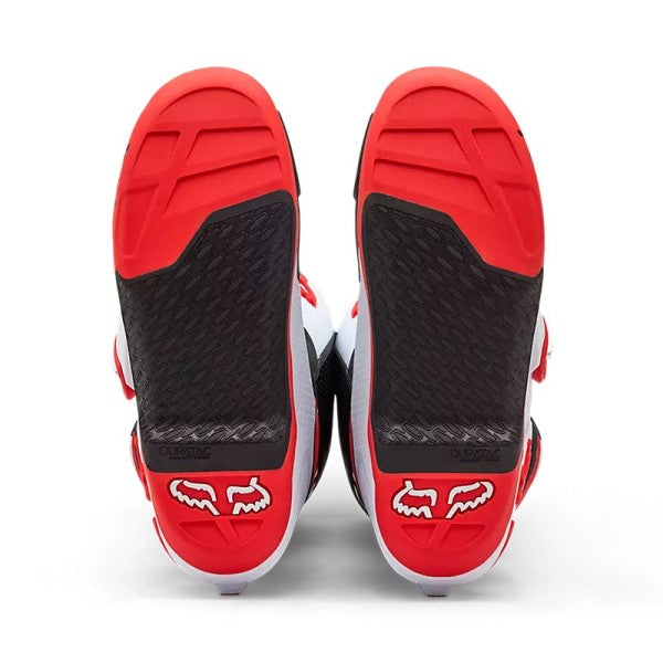 Bottes de Motocross Motion Blanc Rouge , Semelle