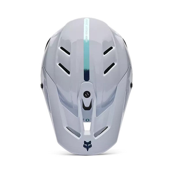Casque de Motocross RS Ghost Mips Blanc, Dessus