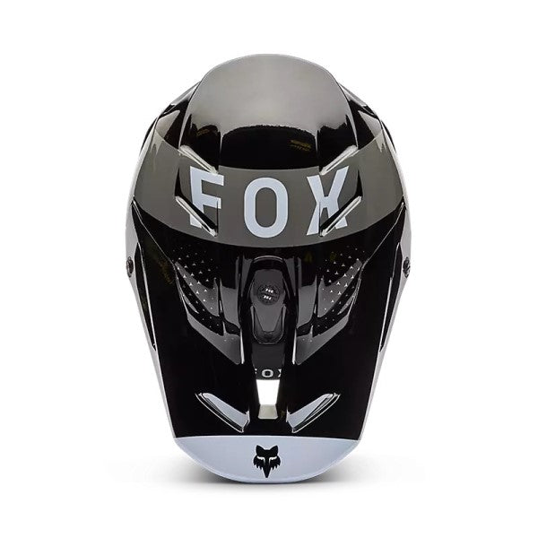 Casque de Motocross V3 Tine Mips Noir, Dessus