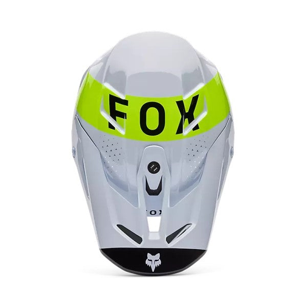 Casque de Motocross V3 Tine Mips Blanc, Dessus