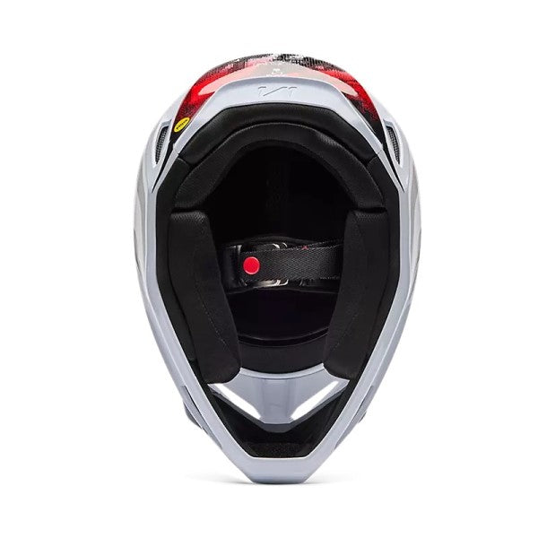 Casque de Motocross V1 Kairos Blanc Rouge, Intérieur