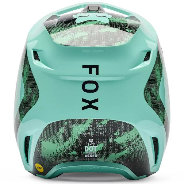 Casque de Motocross V1 Kairos Turquoise, Dos