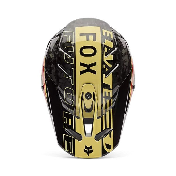 Casque de Motocross V3 RS Inning Mips Noir, Dessus