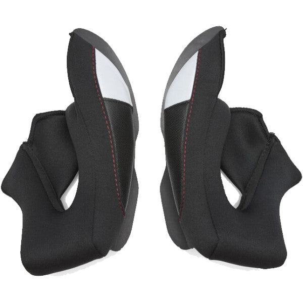 Coussinets de Joue de Casque Moto Lithium Bell Noir en paire de l'intérieur