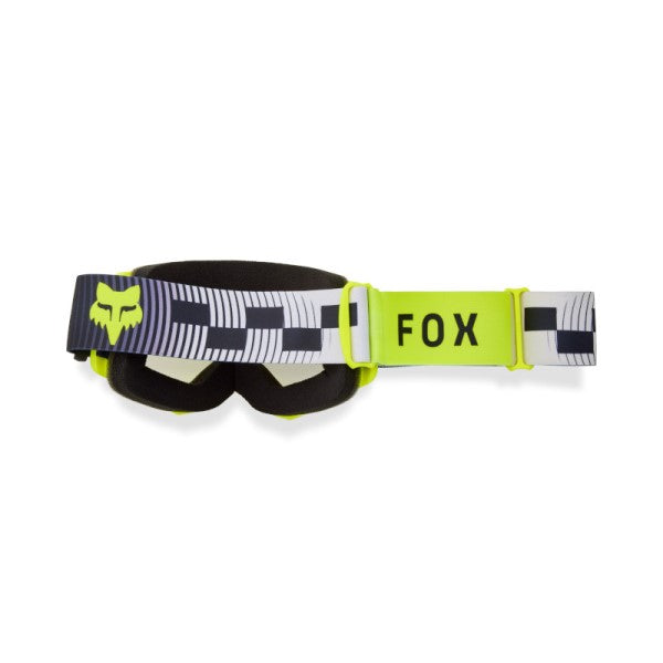 Lunette de Motocross Main Collect Junior Gris/Jaune, Arrière 