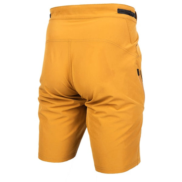 Short de Vélo Revolution Or incliné de dos à gauche