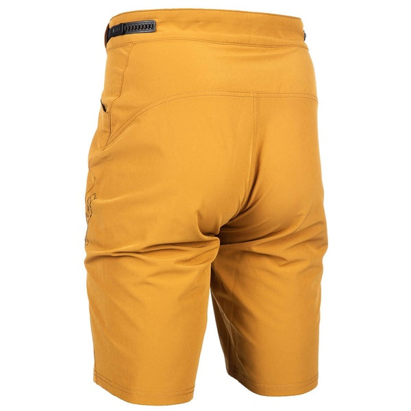 Short de Vélo Revolution Or incliné de dos à droite