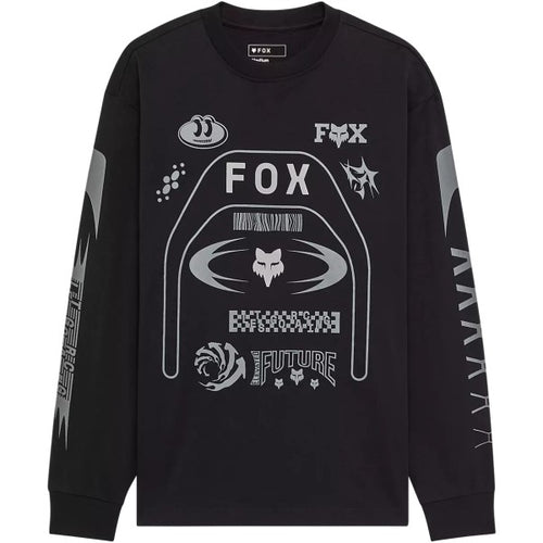 Chandail à Manches Longues Image Cosmo Noir de face