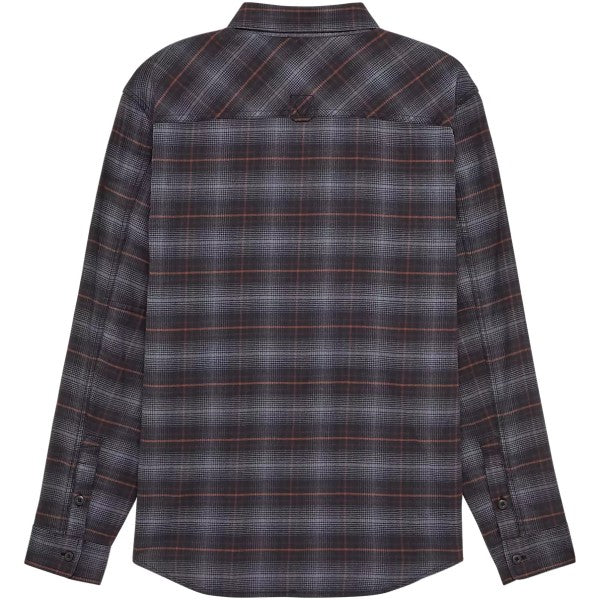 Chemise en Flanelle Stretch Survivalist Noir de dos