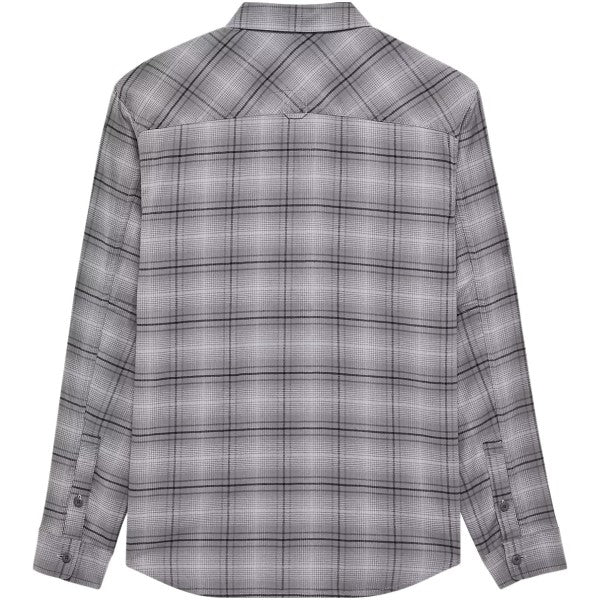 Chemise en Flanelle Stretch Survivalist Gris Clair de dos