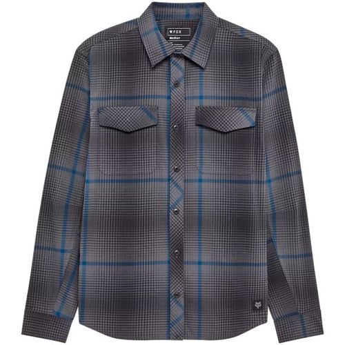 Chemise en Flanelle Survivalist Fire Gris Foncé de face