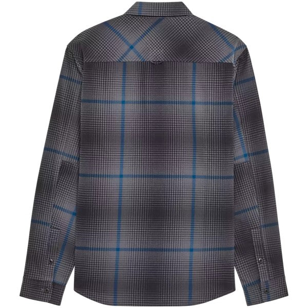 Chemise en Flanelle Survivalist Fire Gris Foncé de dos