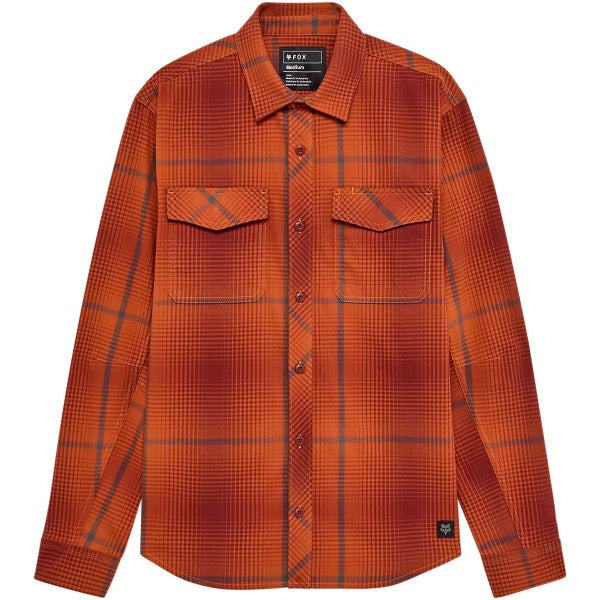 Chemise en Flanelle Survivalist Fire Orange de face
