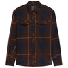 Chemise en Flanelle Survivalist Fire Brun Foncé de face