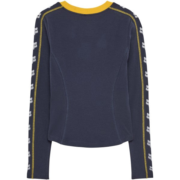Chandail Circa 74 Femme Bleu/Jaune de dos