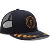Casquette Circa 74 Mesh Trucker Femme Bleu Foncé de face