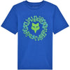 T-Shirt Image Phantom SS Junior Bleu/Vert de face