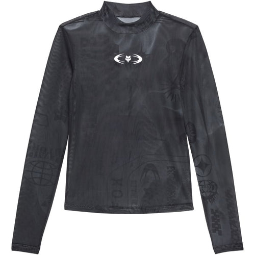 Chandail en Maille Cosmo Femme Noir/Gris de face