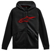 Coton Ouaté Ageless V3 Zip/Alpinestars/Noir rouge