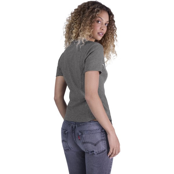 T-Shirt Moto-X Femme Graphite essayage de dos