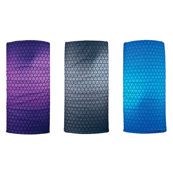 Cache-Tête et Cou Comfy Mauve/Bleu