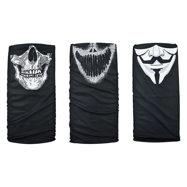 Cache-Tête et Cou Comfy Blanc/Noir