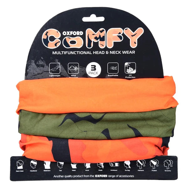 Cache-Tête et Cou Comfy Orange