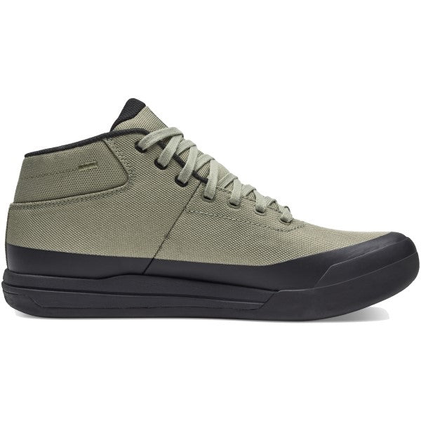 Chaussures de Vélo Union Canvas Gris/Vert côté droit