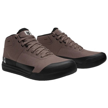 Chaussures de Vélo Union Canvas Mauve Foncé incliné de face