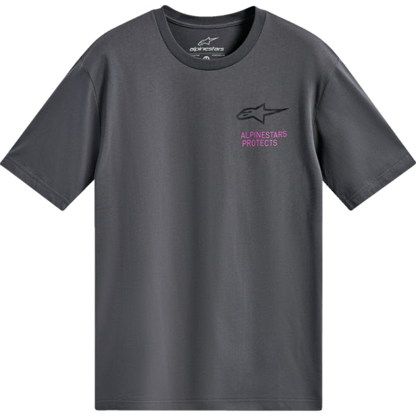 T-Shirt CSF Pop Helmet Alpinestars Gris, de face