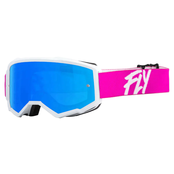 Lunettes de Motocross Zone Junior Blanc Rose