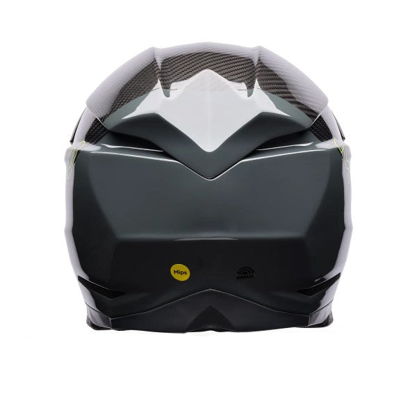 Casque de Motocross Moto-10 Spherical Strike Carbone Noir/Vert, Dos