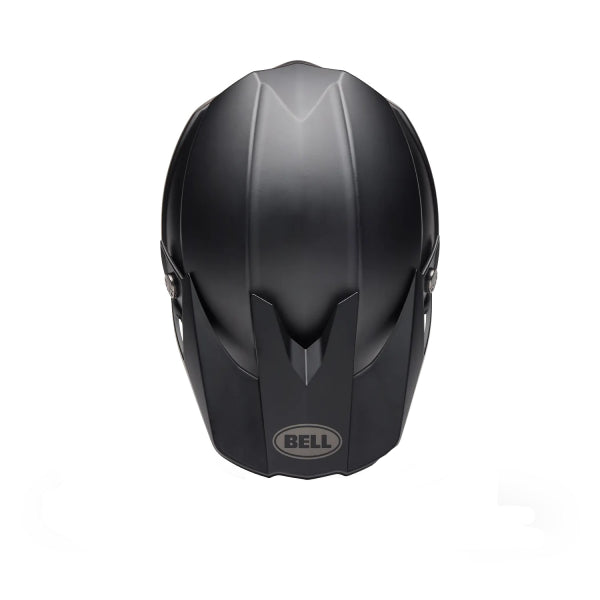 Casque de Motocross Moto-10 Mips Solid Noir, dessus