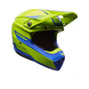 Casque de Motocross Moto-10 Mips Fade Jaune, Vue Inclinée