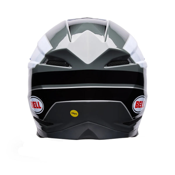 Casque de Motocross Moto-10 Mips Falcon Blanc/Noir, Dos