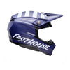 Casque de Motocross Moto-10 Mips Fasthouse Bleu, de côté