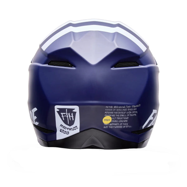 Casque de Motocross Moto-10 Mips Fasthouse Bleu, Dos