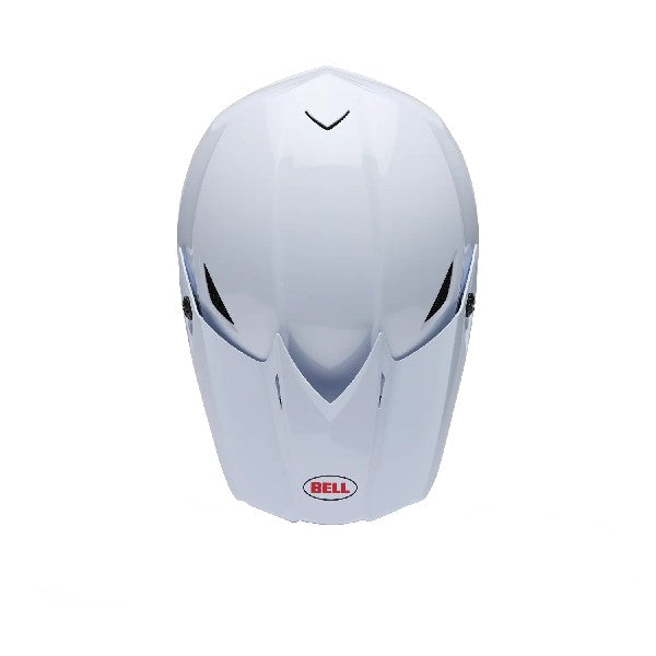 Casque de Motocross MX-10 Mips Solid Blanc, Dessus