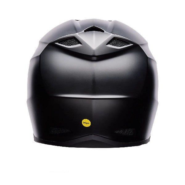 Casque de Motocross MX-10 Mips Solid Noir mat, Dos