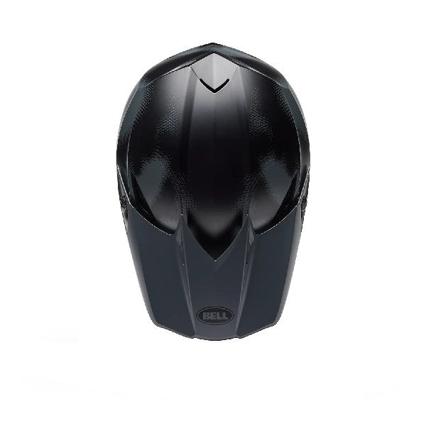 Casque de Motocross MX-10 Mips Camo Junior Noir, Dessus