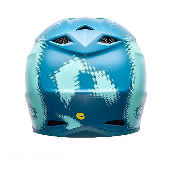 Casque de Motocross MX-10 Mips Camo Bleu, Dos