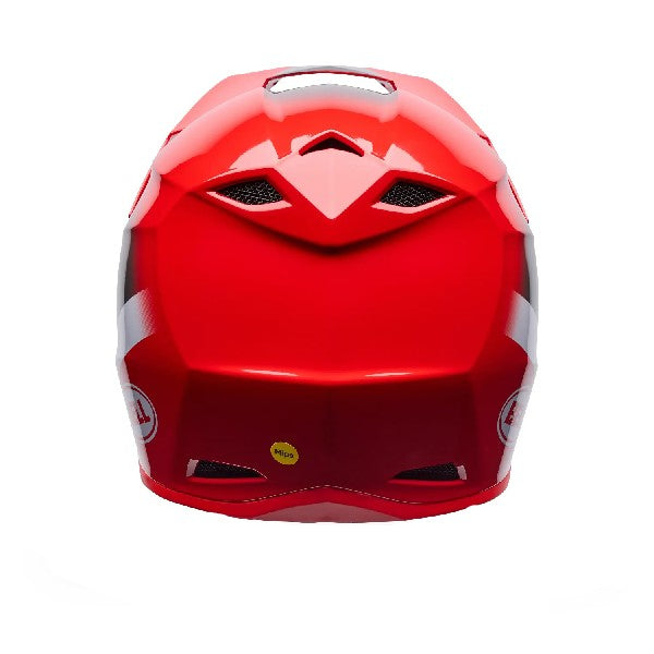 Casque de Motocross MX-10 Mips Aviator Rouge/Noir, Dos