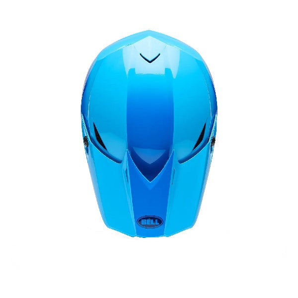 Casque de Motocross MX-10 Mips Aviator Bleu/Rouge, Dessus