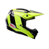 Casque de Motocross MX-10 Mips Talon Jaune/Noir, de côté
