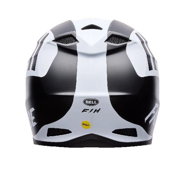 Casque de Motocross MX-10 Mips Fasthouse Noir/Blanc, Dos