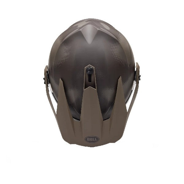Casque Aventure MX-9 Mips Compass Brun, Dessus