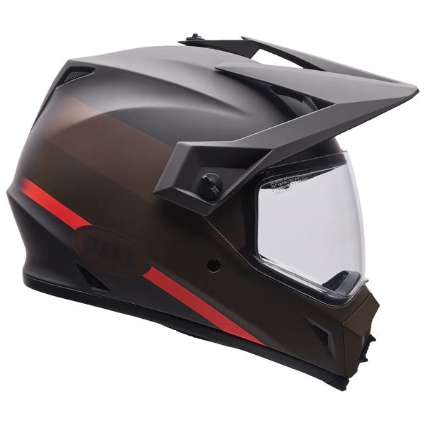 Casque Aventure MX-9 Brun de gauche