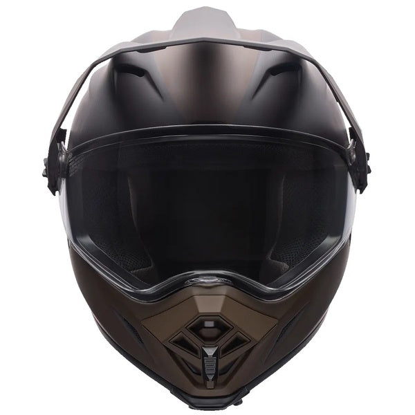 Casque Aventure MX-9 Brun de face