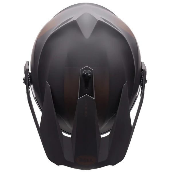 Casque Aventure MX-9 Brun de dessus