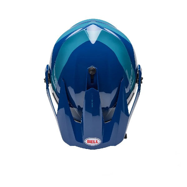 Casque Aventure MX-10 Mips Motion Bleu, Dessus
